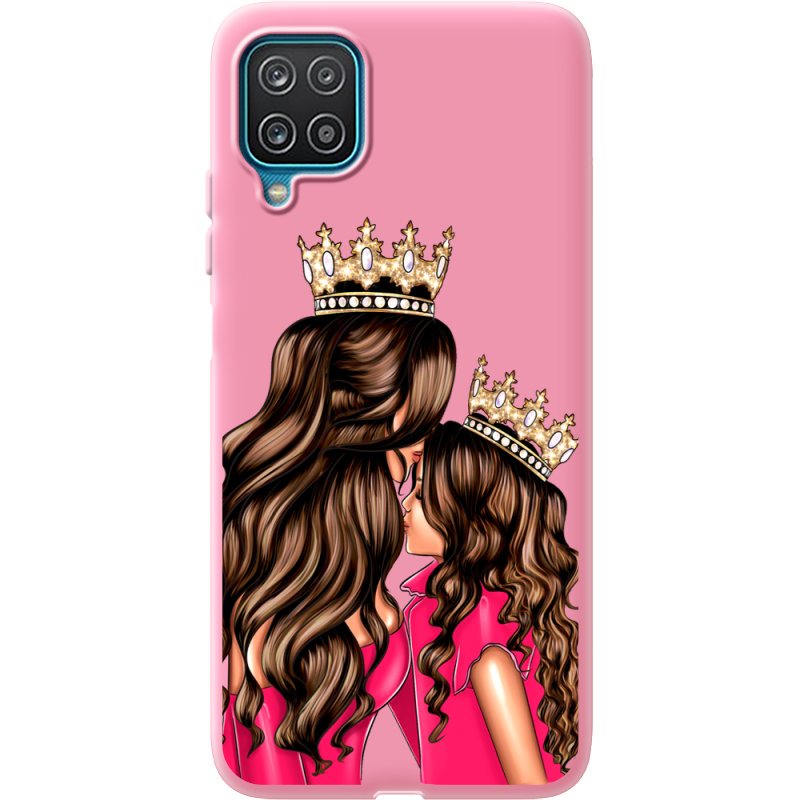 Розовый чехол BoxFace Samsung M127 Galaxy M12 Queen and Princess