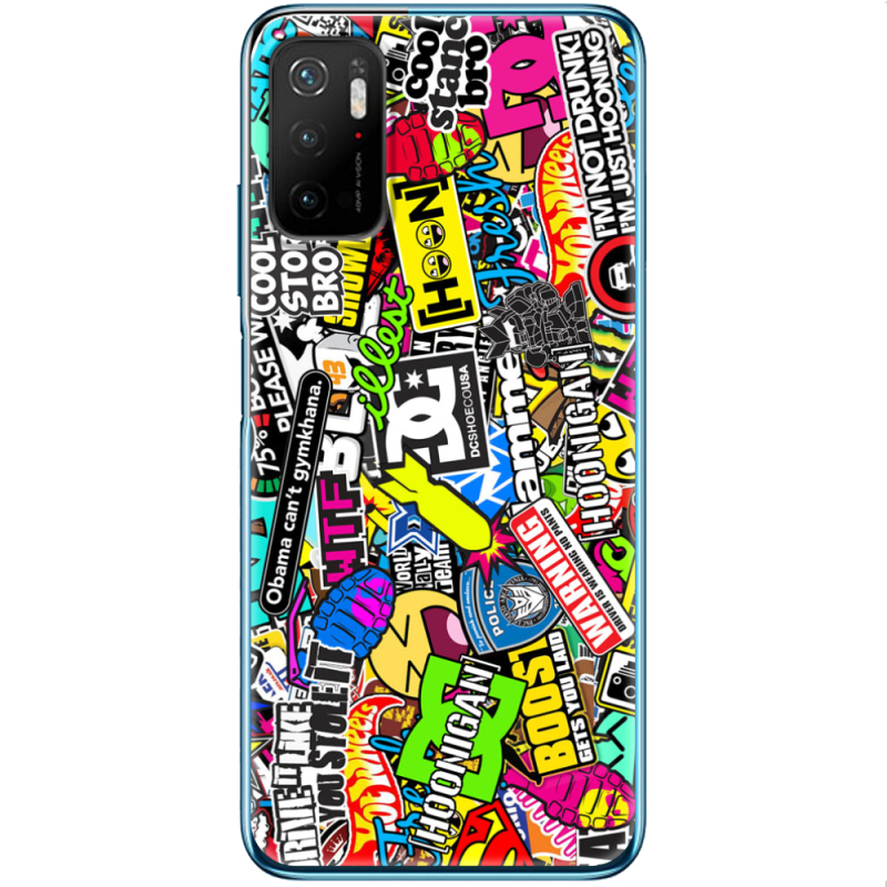 Чехол BoxFace Xiaomi Poco M3 Pro Multicolored Inscriptions