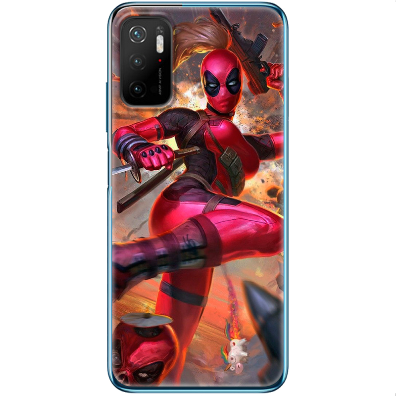 Чехол BoxFace Xiaomi Poco M3 Pro Woman Deadpool