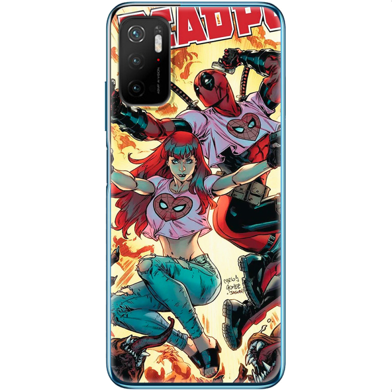 Чехол BoxFace Xiaomi Poco M3 Pro Deadpool and Mary Jane