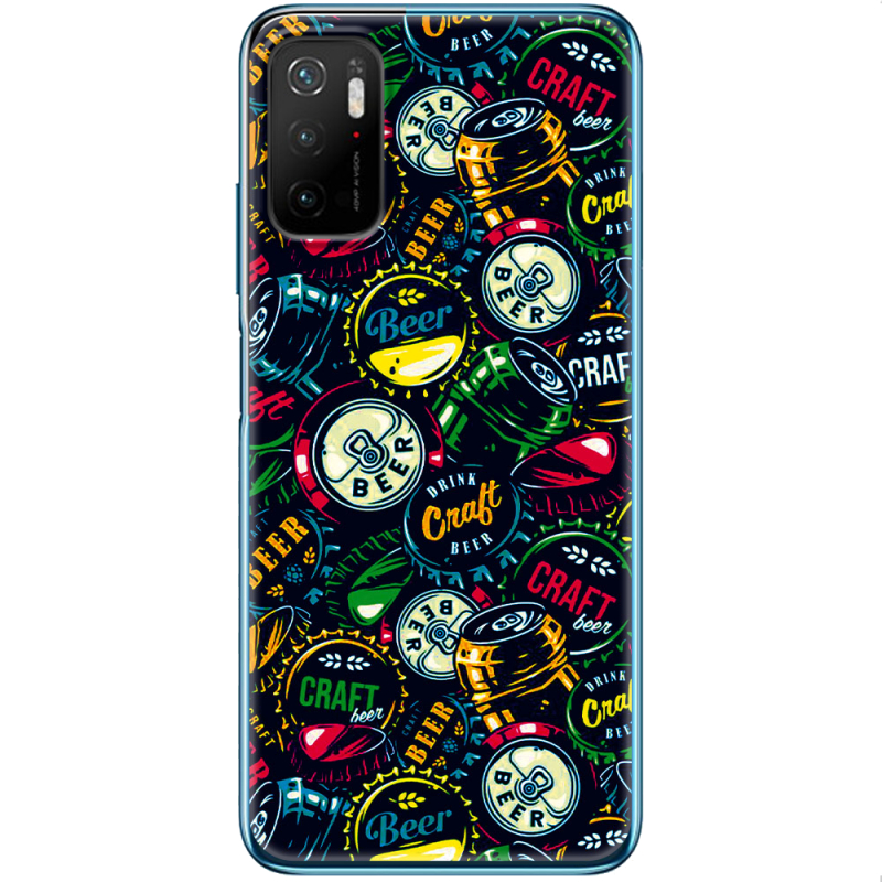 Чехол BoxFace Xiaomi Poco M3 Pro Bottle Caps