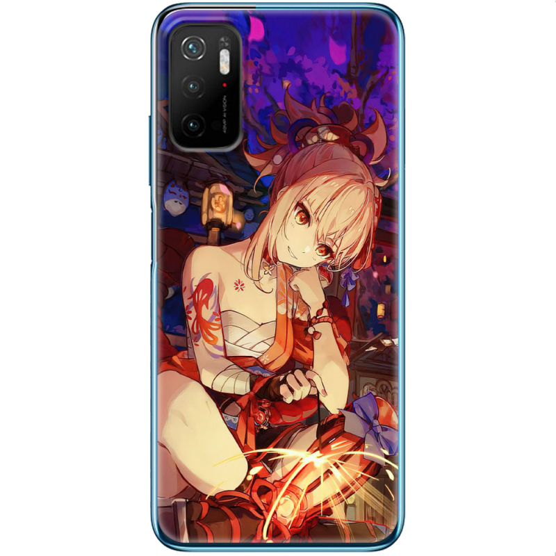 Чехол BoxFace Xiaomi Poco M3 Pro Genshin Ёимия с огоньком