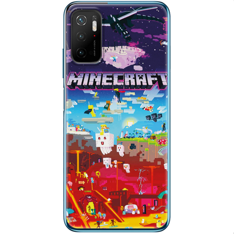 Чехол BoxFace Xiaomi Poco M3 Pro Minecraft World Beyond