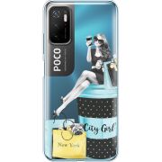 Прозрачный чехол BoxFace Xiaomi Poco M3 Pro City Girl