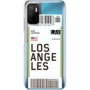 Прозрачный чехол BoxFace Xiaomi Poco M3 Pro Ticket Los Angeles
