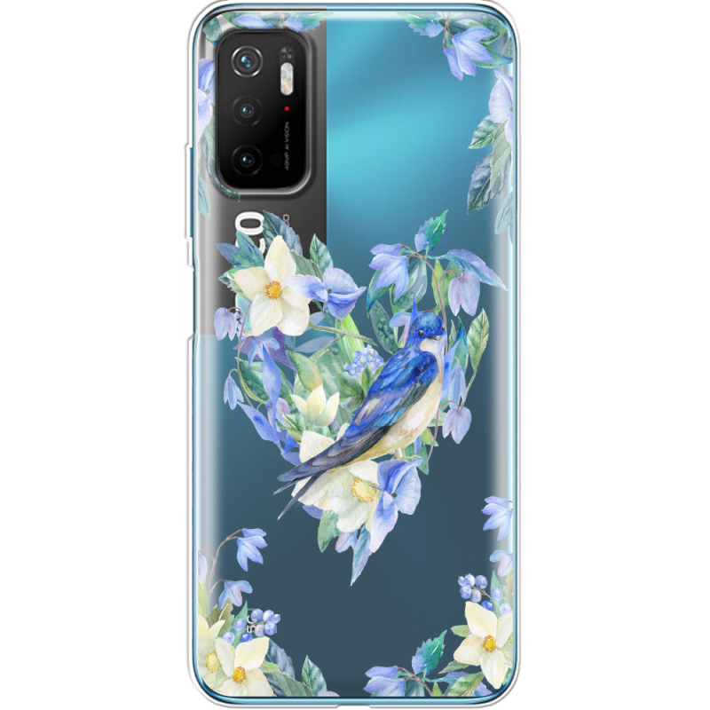 Прозрачный чехол BoxFace Xiaomi Poco M3 Pro Spring Bird