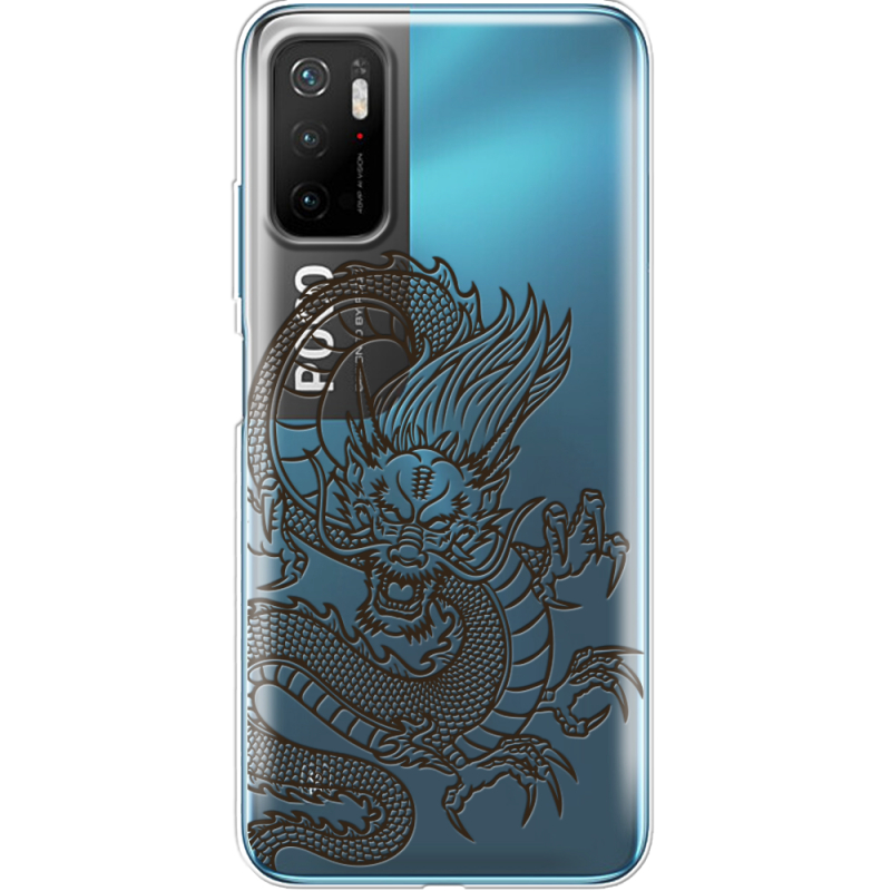 Прозрачный чехол BoxFace Xiaomi Poco M3 Pro Chinese Dragon