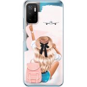 Прозрачный чехол BoxFace Xiaomi Poco M3 Pro Travel Girl