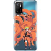 Прозрачный чехол BoxFace Xiaomi Poco M3 Pro Naruto and Kurama