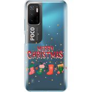 Прозрачный чехол BoxFace Xiaomi Poco M3 Pro Merry Christmas