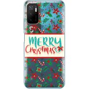 Прозрачный чехол BoxFace Xiaomi Poco M3 Pro Vintage Christmas Pattern