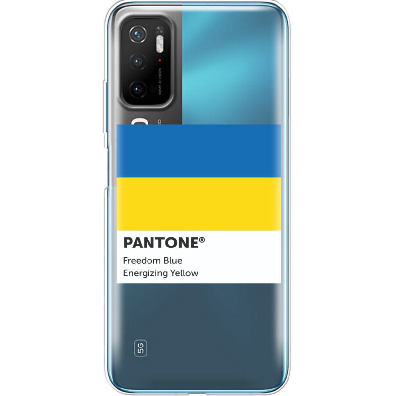 Прозрачный чехол BoxFace Xiaomi Poco M3 Pro Pantone вільний синій