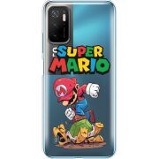 Прозрачный чехол BoxFace Xiaomi Poco M3 Pro Super Mario