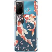 Прозрачный чехол BoxFace Xiaomi Poco M3 Pro Japanese Koi Fish