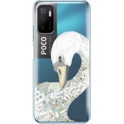 Прозрачный чехол BoxFace Xiaomi Poco M3 Pro Swan