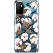 Прозрачный чехол BoxFace Xiaomi Poco M3 Pro Cotton flowers