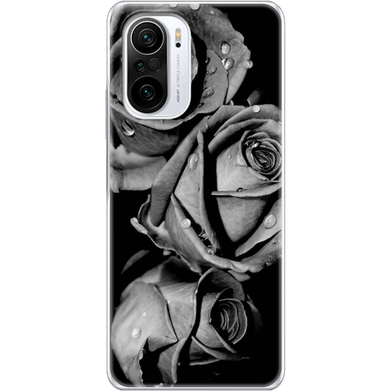 Чехол BoxFace Xiaomi Mi 11i Black and White Roses