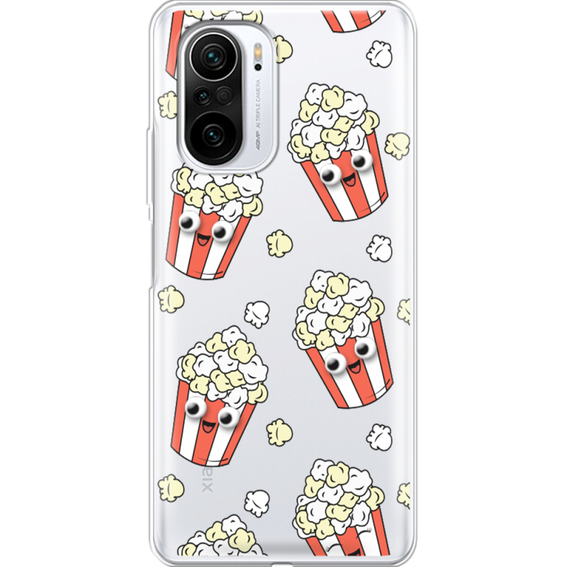 Прозрачный чехол BoxFace Xiaomi Mi 11i с 3D-глазками Popcorn