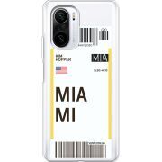 Прозрачный чехол BoxFace Xiaomi Mi 11i Ticket Miami