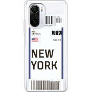 Прозрачный чехол BoxFace Xiaomi Mi 11i Ticket New York