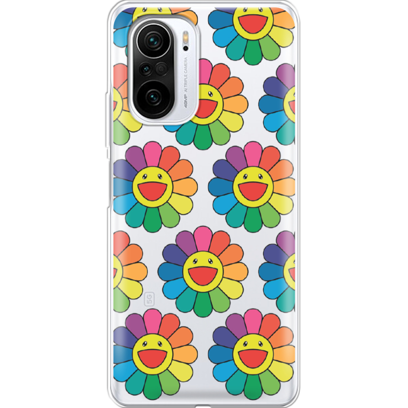 Прозрачный чехол BoxFace Xiaomi Mi 11i Hippie Flowers