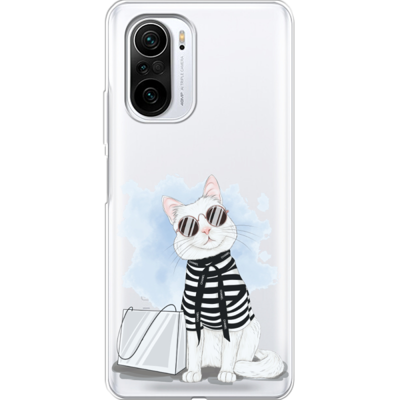 Прозрачный чехол BoxFace Xiaomi Mi 11i Cat Style