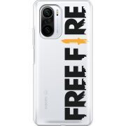 Прозрачный чехол BoxFace Xiaomi Mi 11i Free Fire Black Logo