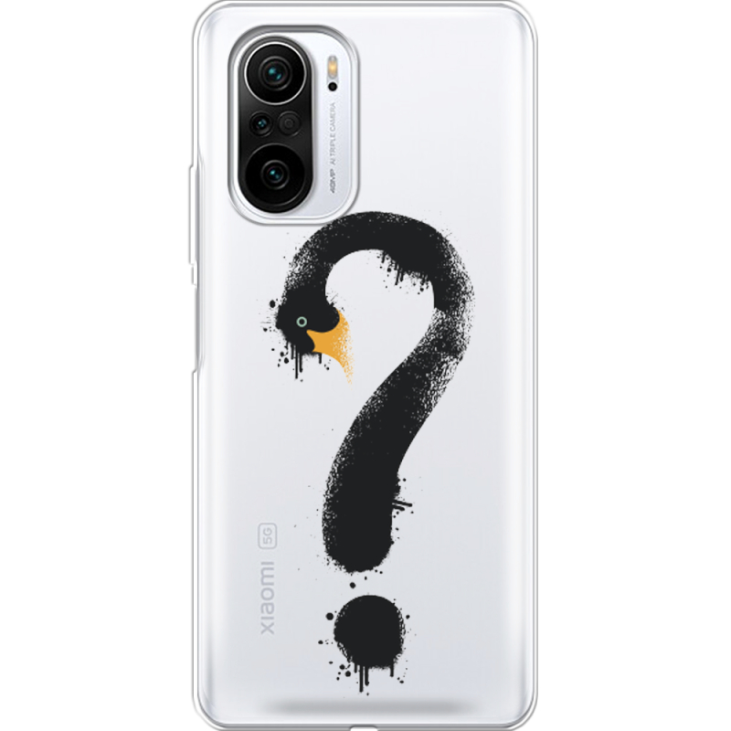 Прозрачный чехол BoxFace Xiaomi Mi 11i Swan question