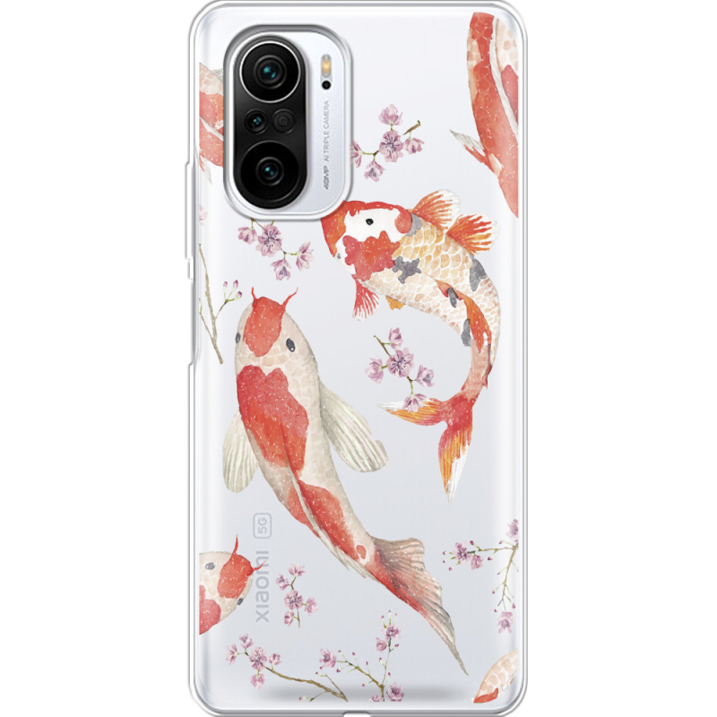 Прозрачный чехол BoxFace Xiaomi Mi 11i Japanese Koi Fish