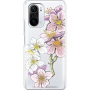Прозрачный чехол BoxFace Xiaomi Mi 11i Cherry Blossom
