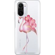 Прозрачный чехол BoxFace Xiaomi Mi 11i Floral Flamingo