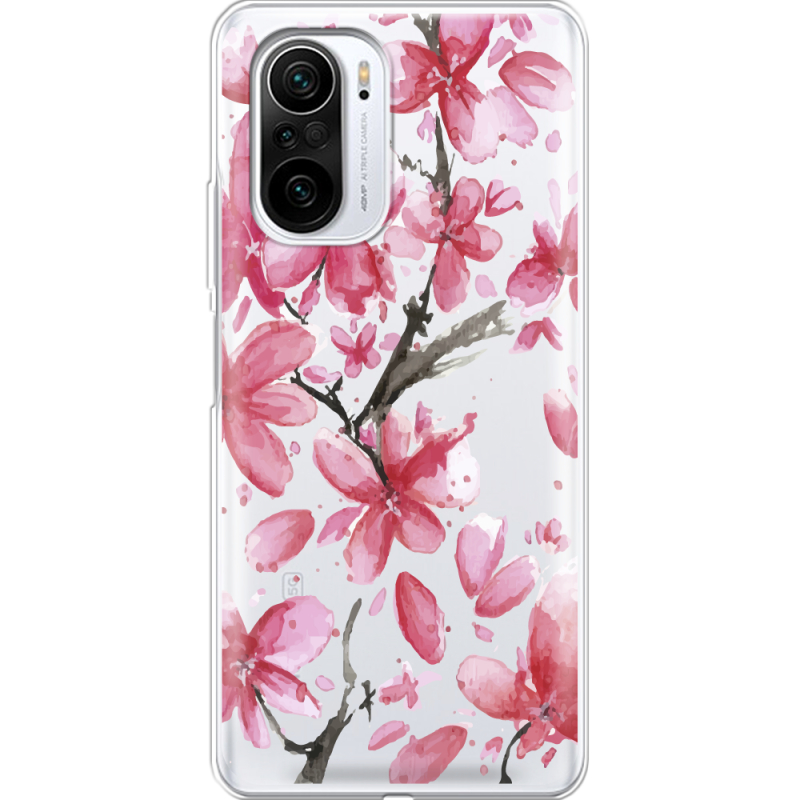 Прозрачный чехол BoxFace Xiaomi Mi 11i Pink Magnolia