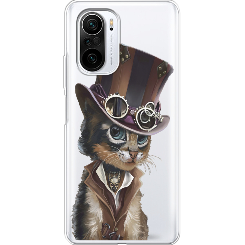 Прозрачный чехол BoxFace Xiaomi Mi 11i Steampunk Cat