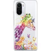 Прозрачный чехол BoxFace Xiaomi Mi 11i Colorful Giraffe