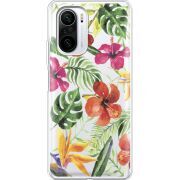 Прозрачный чехол BoxFace Xiaomi Mi 11i Tropical Flowers