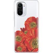 Прозрачный чехол BoxFace Xiaomi Mi 11i Red Poppies