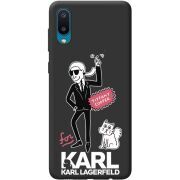 Черный чехол BoxFace Samsung A022 Galaxy A02  For Karl