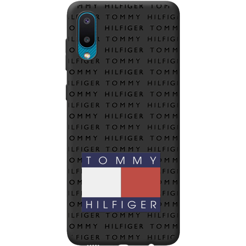 Черный чехол BoxFace Samsung A022 Galaxy A02  Tommy Print