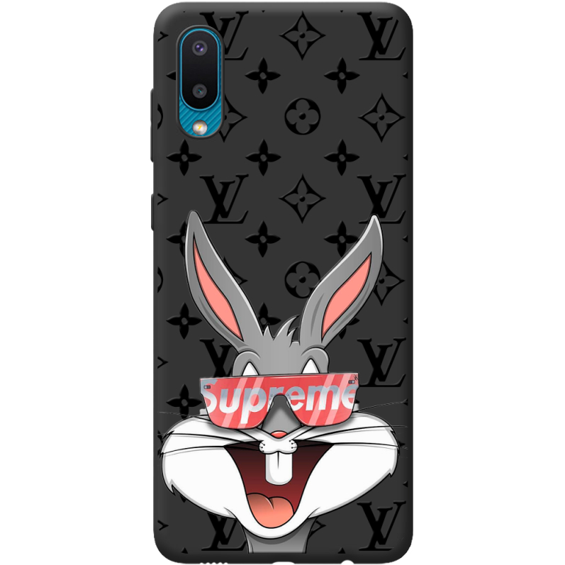 Черный чехол BoxFace Samsung A022 Galaxy A02  looney bunny