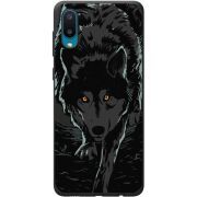 Черный чехол BoxFace Samsung A022 Galaxy A02  Wolf