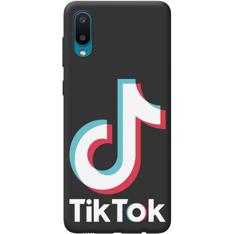 Черный чехол BoxFace Samsung A022 Galaxy A02  Tik Tok