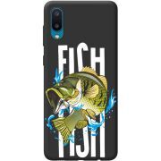 Черный чехол BoxFace Samsung A022 Galaxy A02  Fish