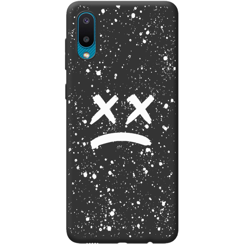 Черный чехол BoxFace Samsung A022 Galaxy A02  Sad Way