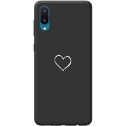 Черный чехол BoxFace Samsung A022 Galaxy A02  My Heart