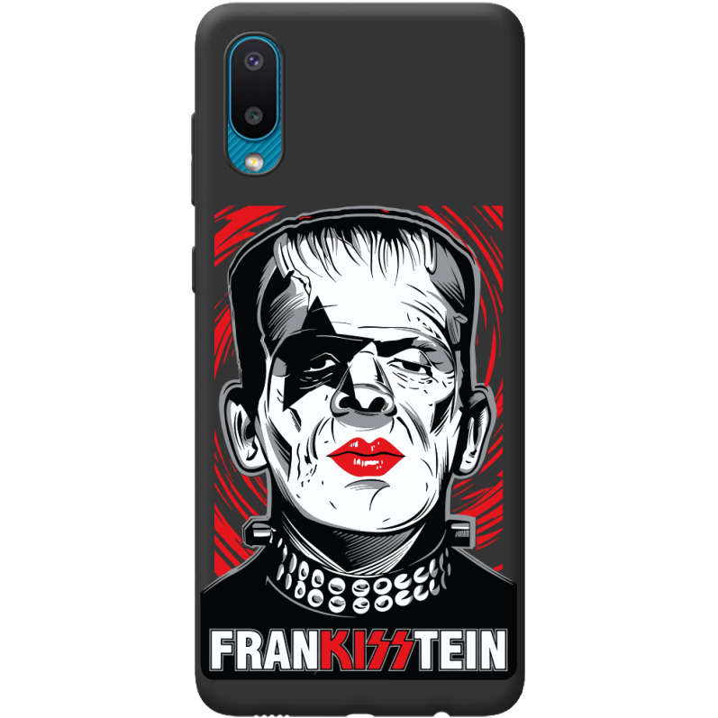 Черный чехол BoxFace Samsung A022 Galaxy A02  Frankisstein