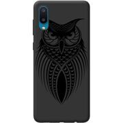 Черный чехол BoxFace Samsung A022 Galaxy A02  Owl