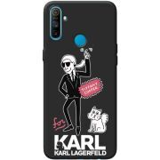 Черный чехол BoxFace Realme C3 For Karl