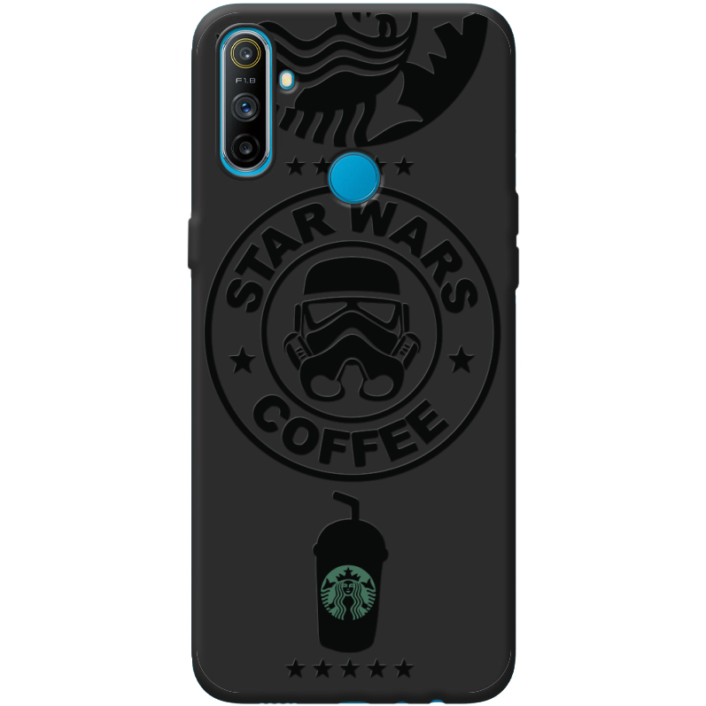 Черный чехол BoxFace Realme C3 Dark Coffee