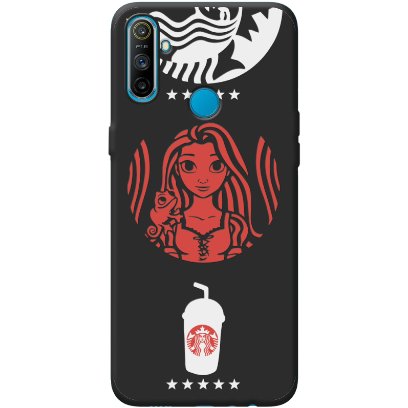 Черный чехол BoxFace Realme C3 RedWhite Coffee