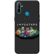 Черный чехол BoxFace Realme C3 Among Us Impostors